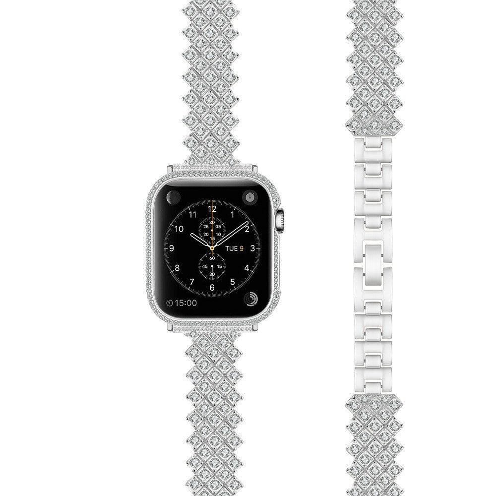 Rhinestone Aluminium Alloy Watch Band Metal Strap Bracelet for Apple Watch Series 9 8 7 41mm 6 5 4 SE (2023) SE(2022) SE 40mm 3 2 1 38mm Rhinestone Aluminium Alloy Watch Band Metal Strap Bracelet for Apple Watch Series 9 8 7 41mm 6 5 4 SE (2023) SE(2022) SE 40mm 3 2 1 38mm